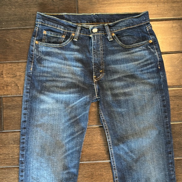 ❤️3/$30 Levi’s 514 Straight Fit Men's Blue Jeans - Picture 2 of 10